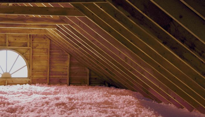 using pink spray foam for attic insulation 