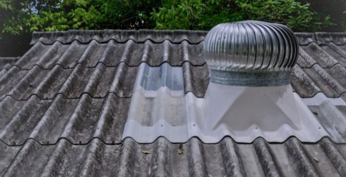 Roof with Ventilation system