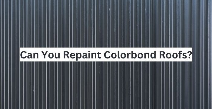 Colorbond Roof with Text