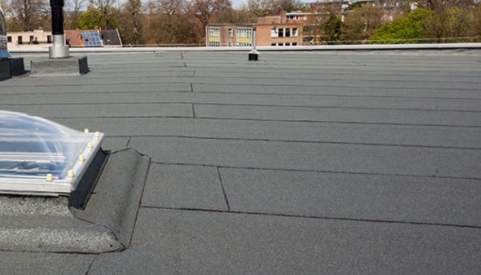 Flat roof with Insulation 