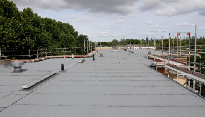 installing parapet roof on top 