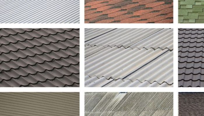 Materials for roof showing in picture 